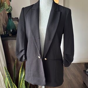 Jules & Leopold Elegant Black Suit Jacket